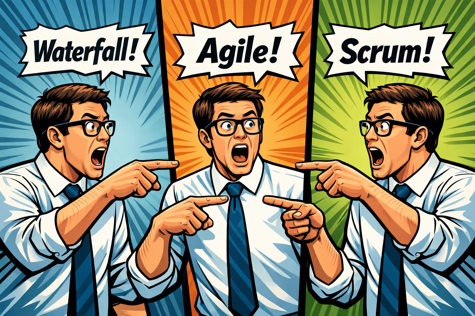 The Decipherer: Waterfall, Agile, Scrum. Alike or Opposite?